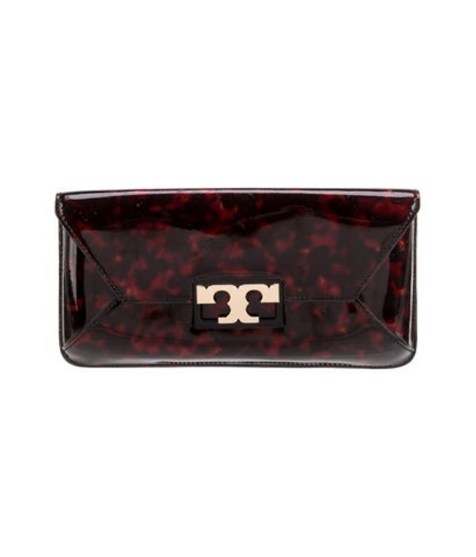 Tory Burch Burch Patent Leather Clutch