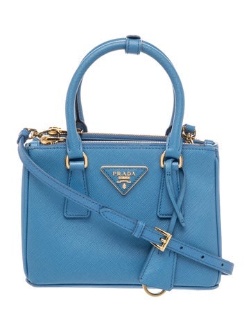 Saffiano Leather Galleria Double Zip Mini