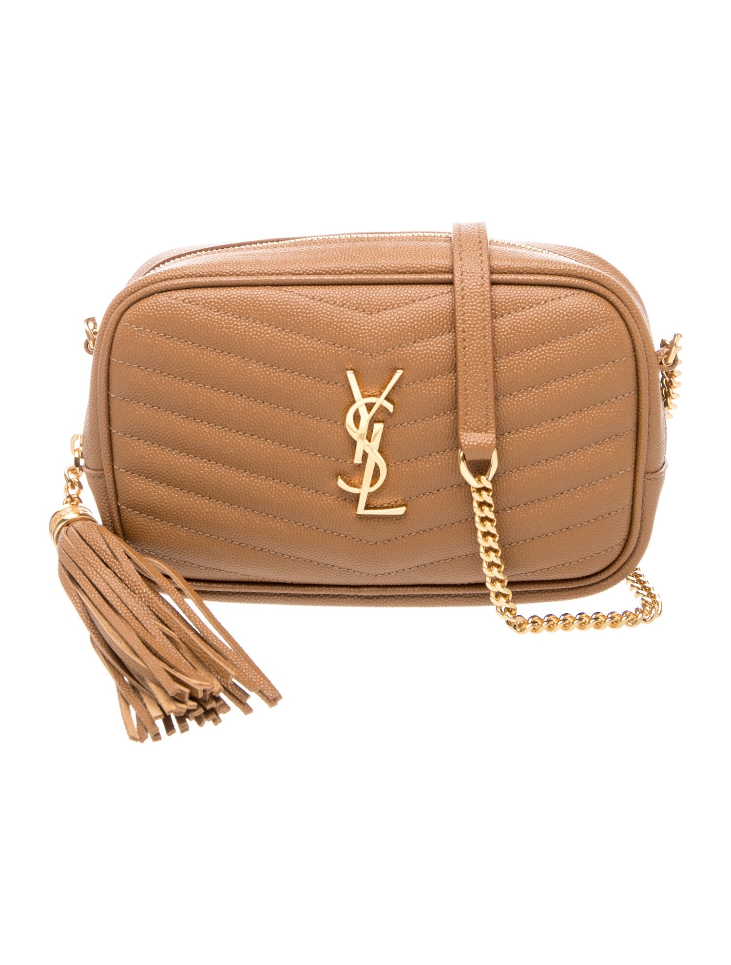 Saint Laurent Chevron Lou Camera Mini