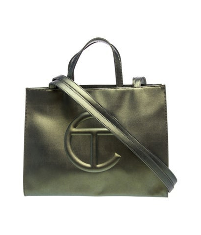 Telfar Vegan Leather Acid Shopping Bag Medium