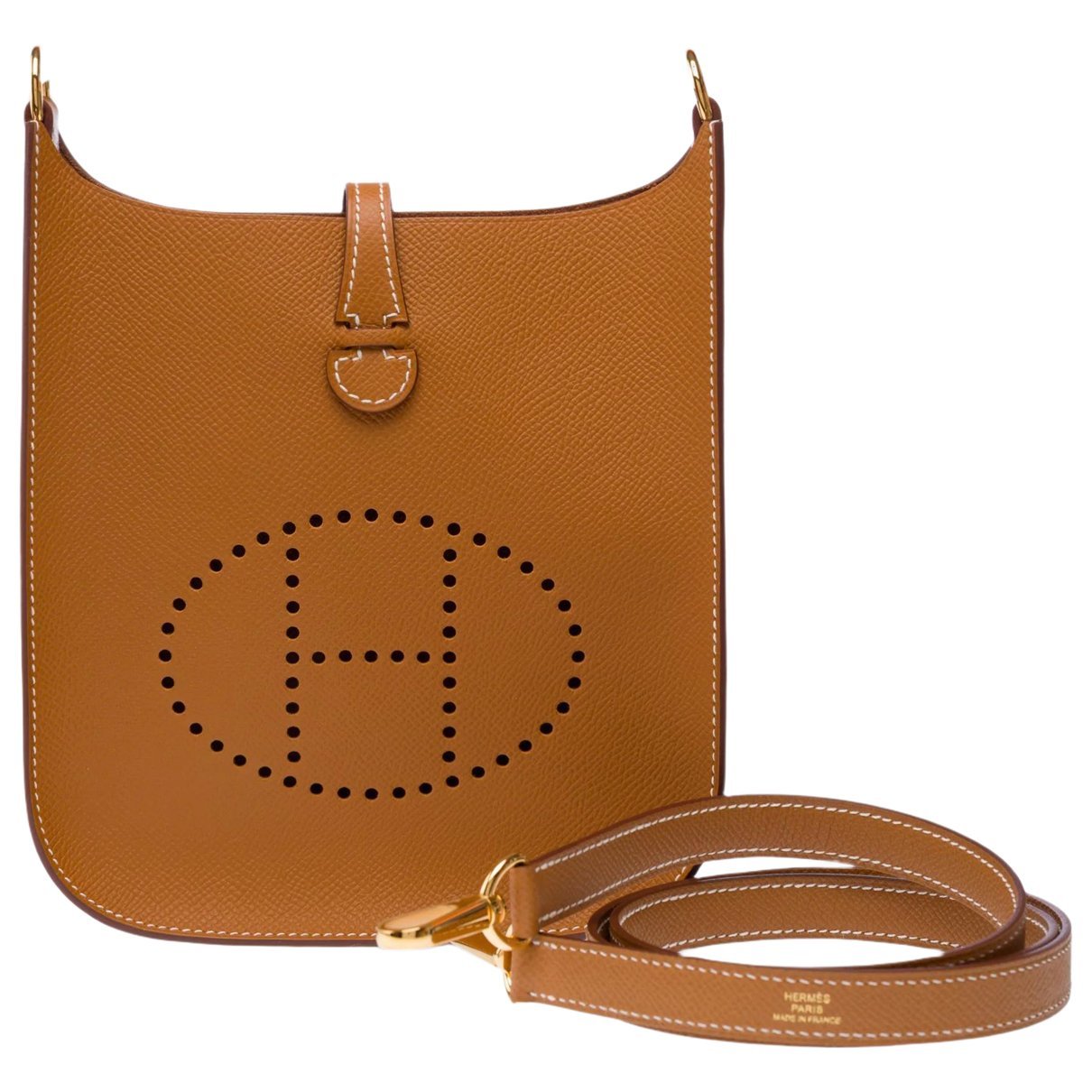 Mini Evelyne leather crossbody bag