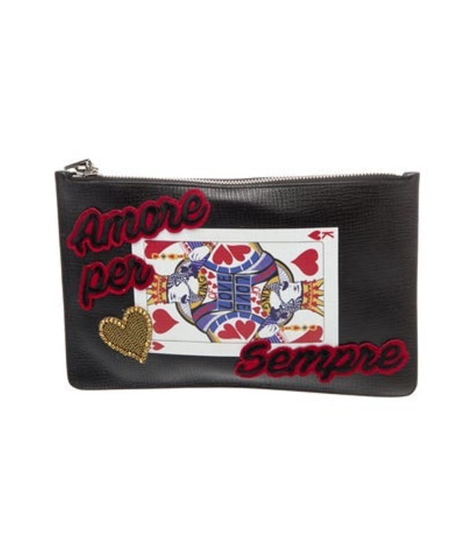 Dolce & Gabbana Gabbana Leather Clutch