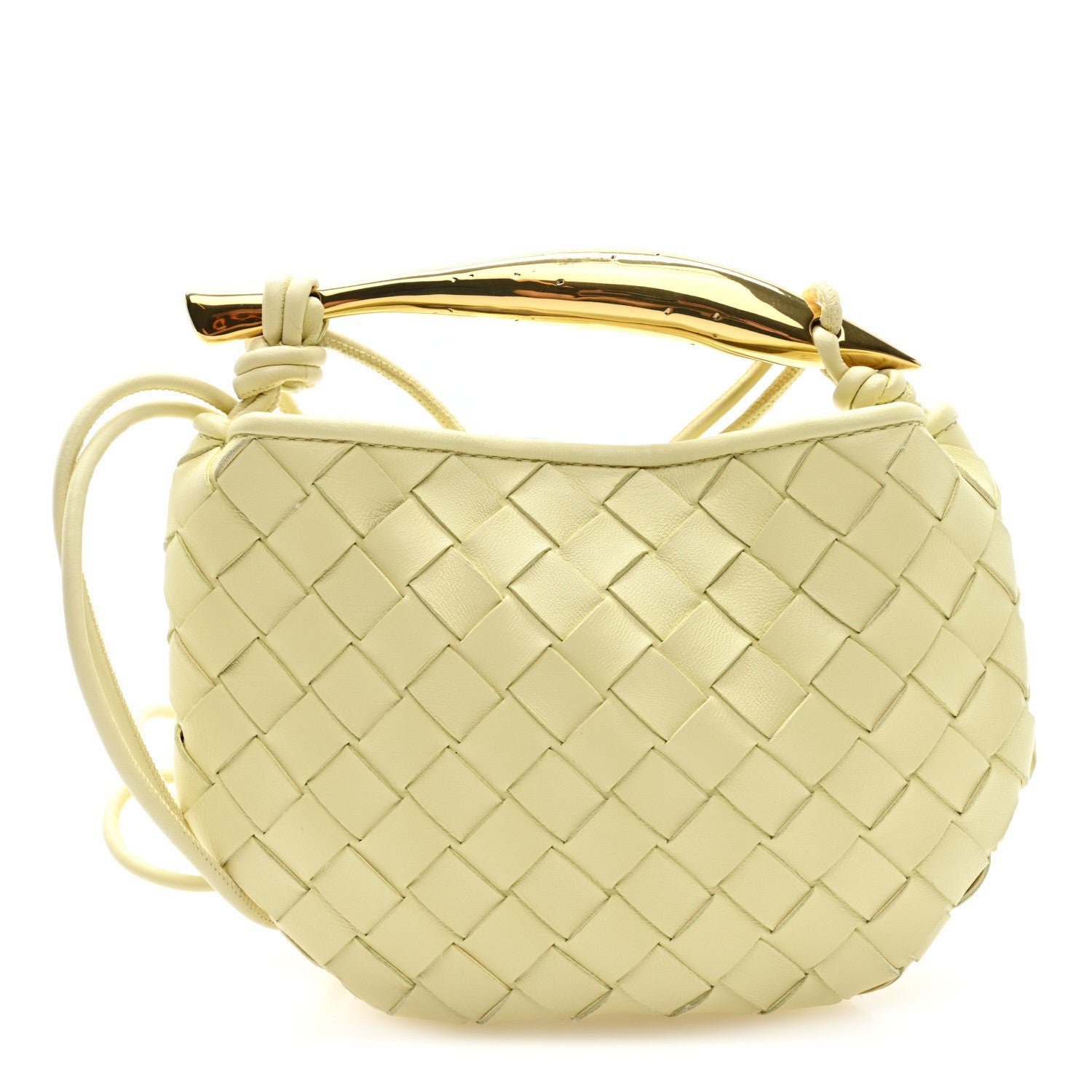 Bottega Veneta Nappa Intrecciato Mini Sardine Bag Ice Cream