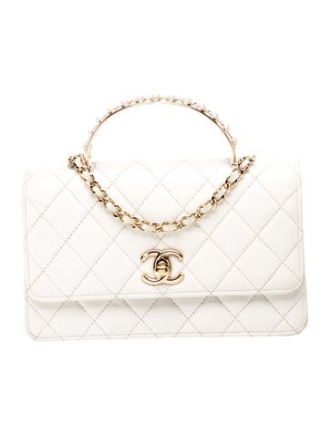 2024 Pearl Top Handle Clutch w/ Chain