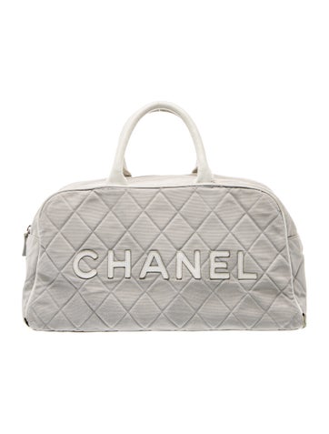 Canvas Logo Bowler Bag