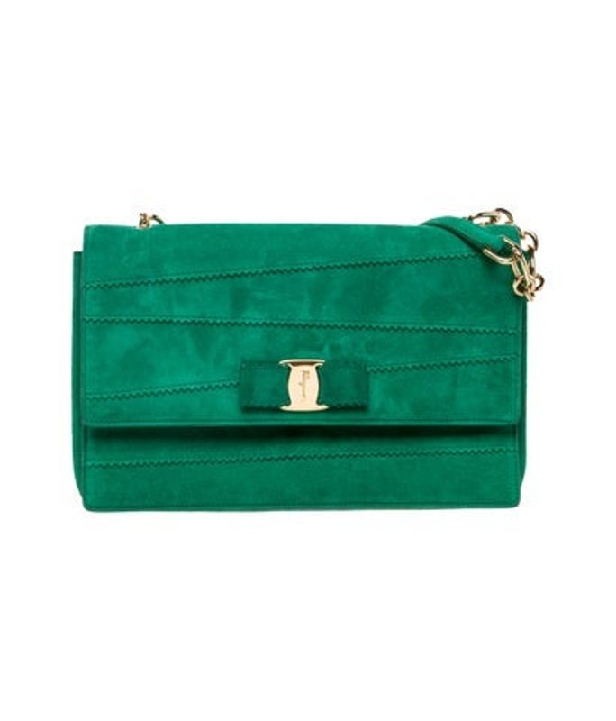 Salvatore Ferragamo Ferragamo Suede Crossbody Bag
