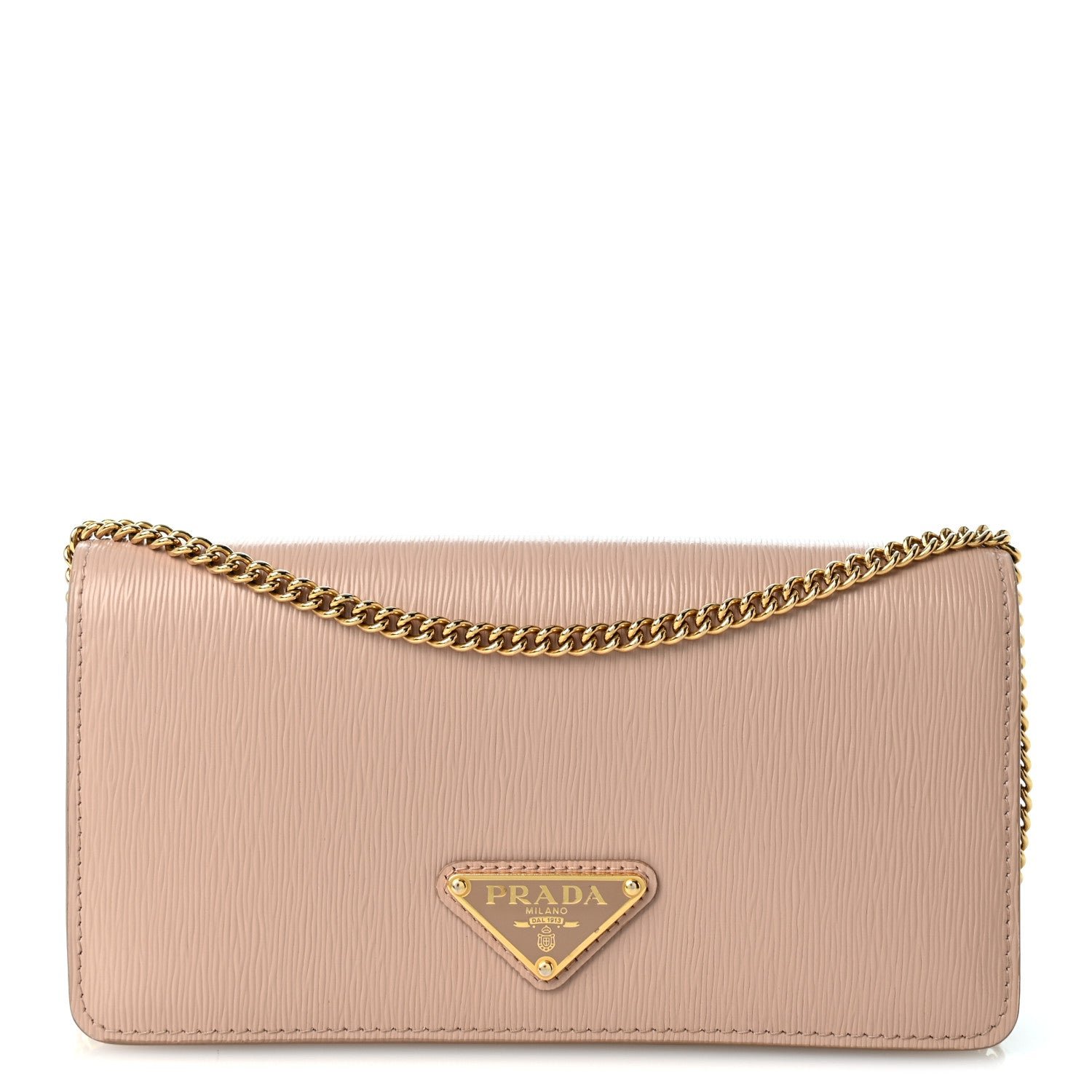 Prada Vitello Move Triangle Logo Miniborse Cammeo