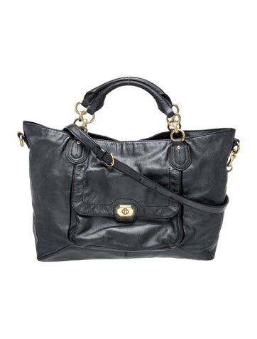 Leather Top Handle Bag