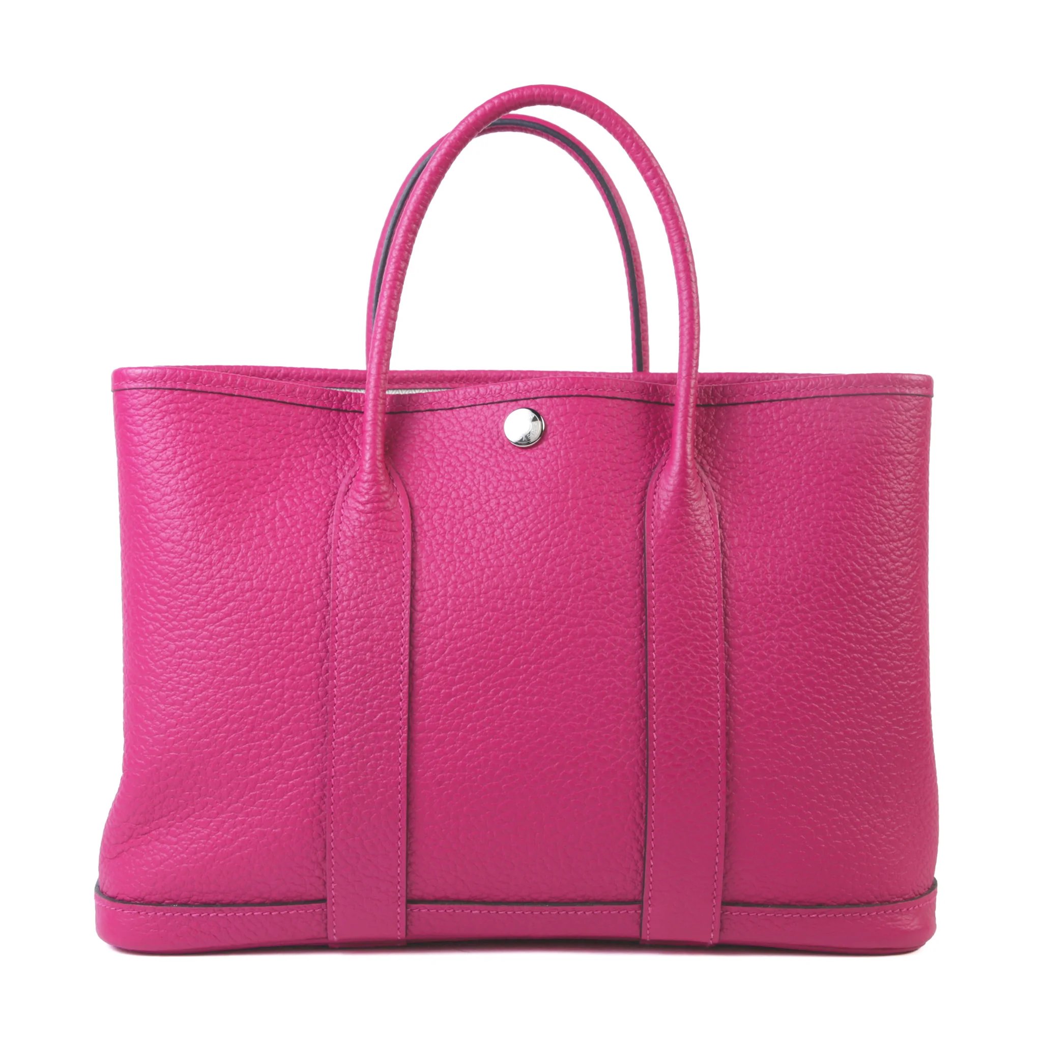 Unused ( Rank NS ) HERMÈS Garden Party TPM Rose Purple (L3) Negonda Palladium hardware Y (2020)