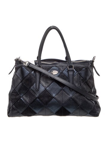 Leather Top Handle Bag