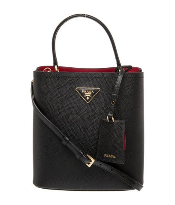Prada Saffiano Leather Panier Medium