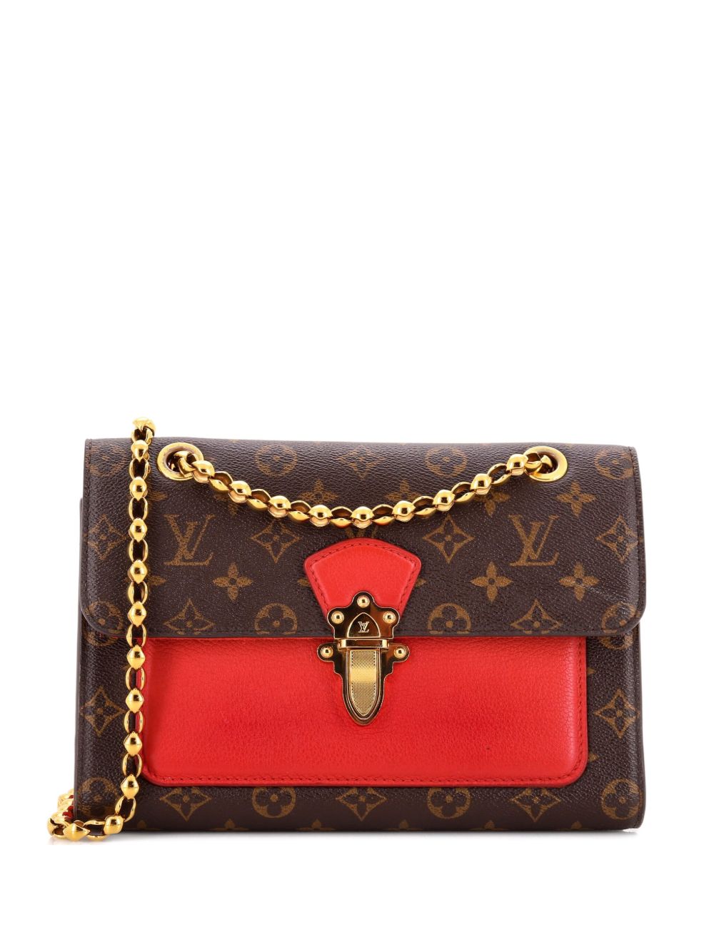 Victoire Handbag Monogram Canvas and Leather shoulder bag