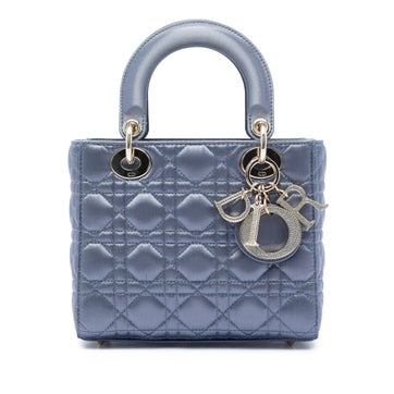 Dior Small Satin Cannage Swarovski Lady Dior
