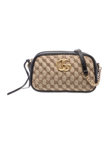 GG Canvas Marmont Small