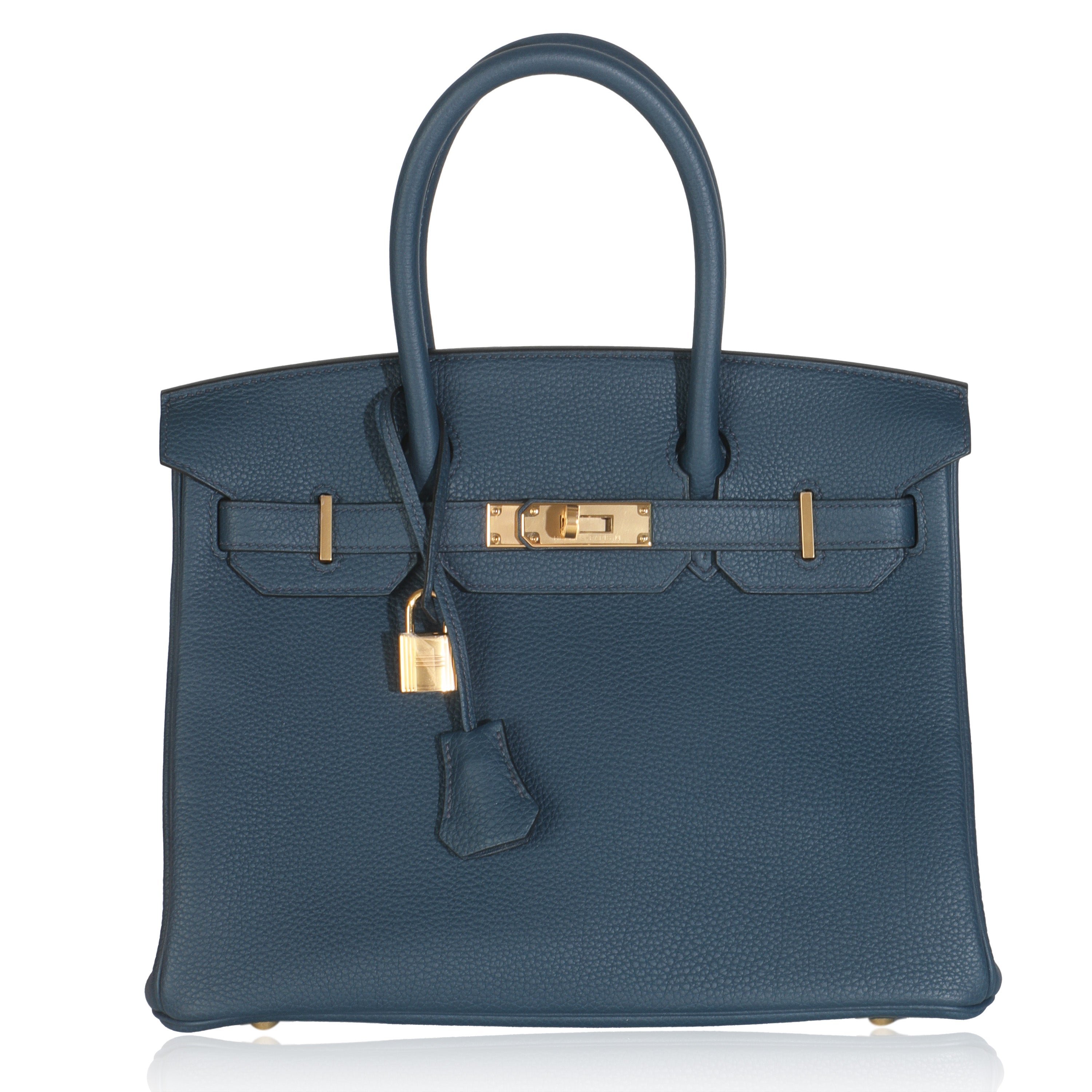 Hermes Blue De Prusse Togo Birkin 30 GHW
