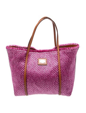 Dolce & Gabbana Raffia Tote