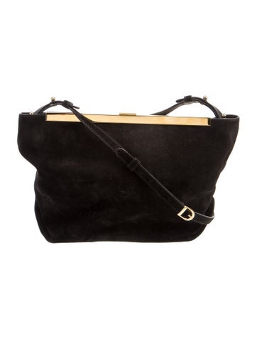 Khaite Suede Crossbody Bag
