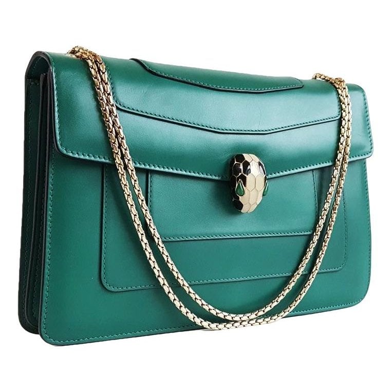 Serpenti leather handbag