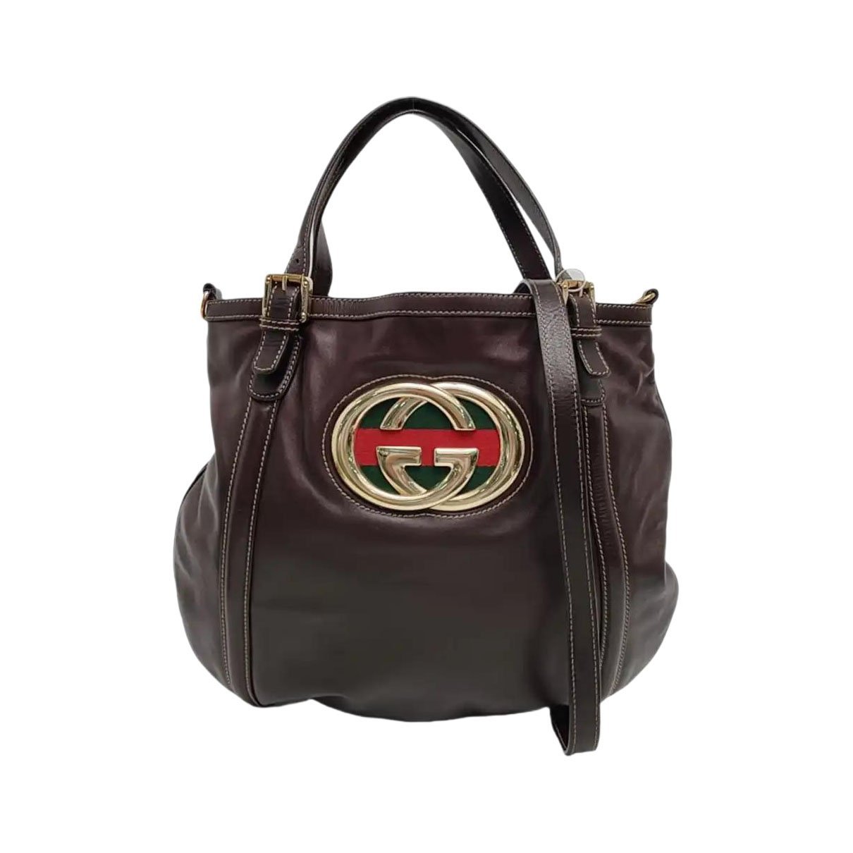 Britt leather handbag