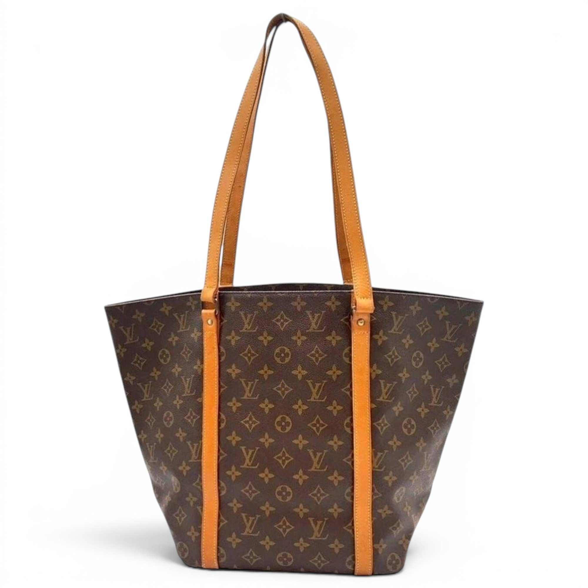Leather tote