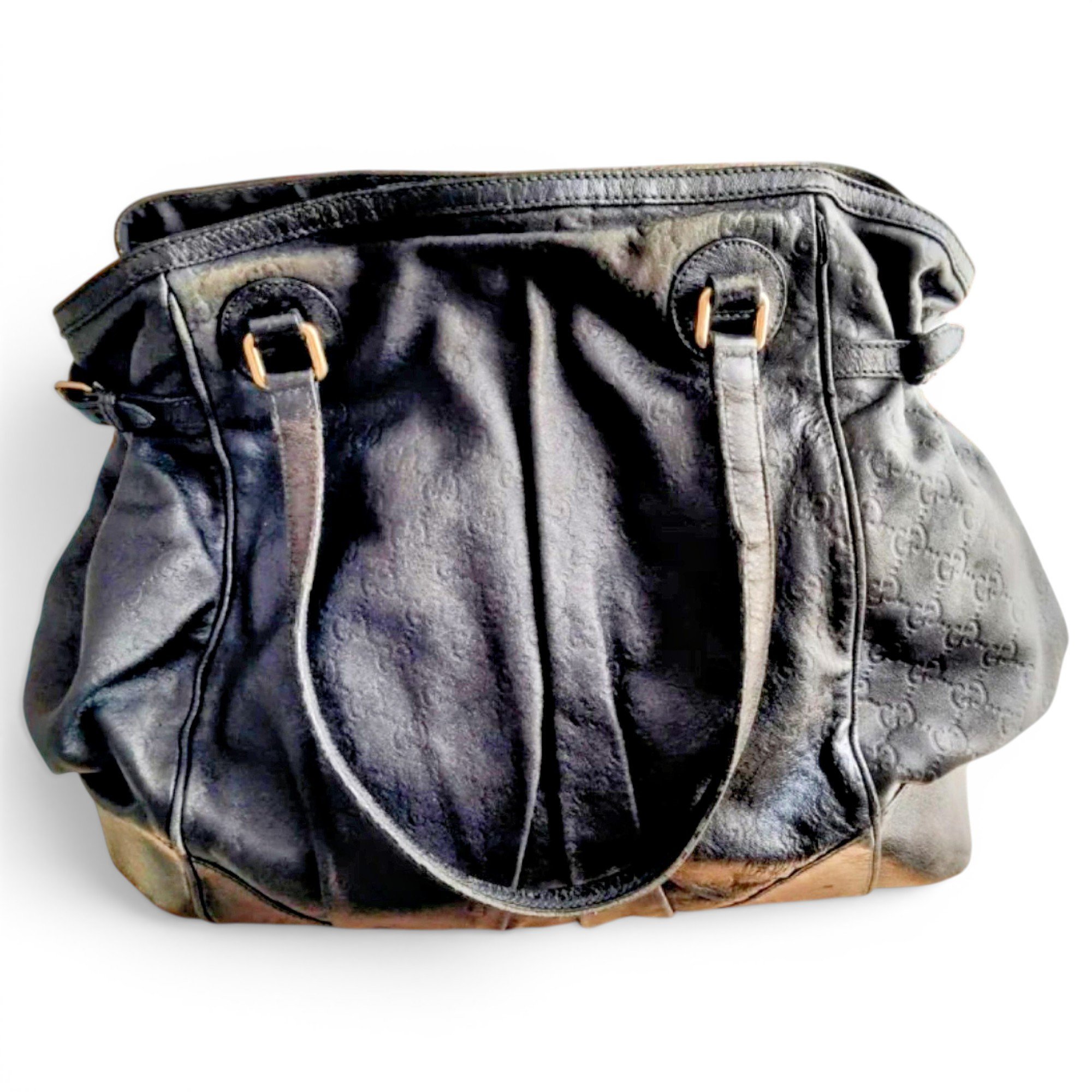 Leather tote