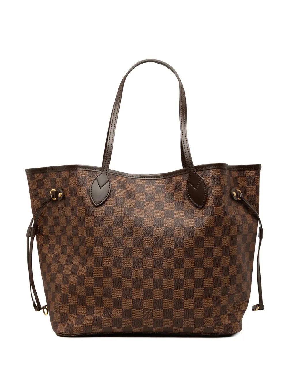 2011 Damier Ebene Neverfull MM tote bag