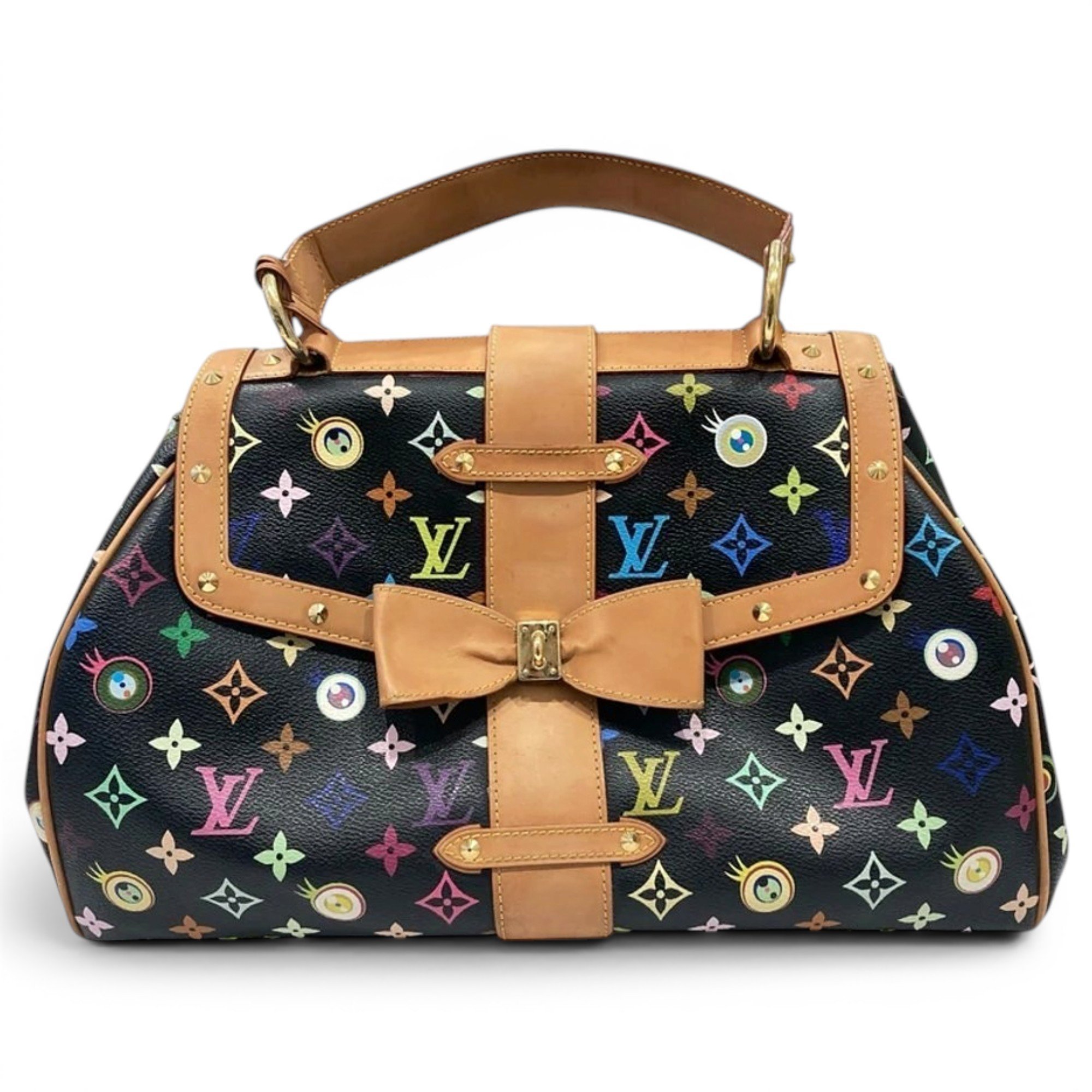 Eye love you leather handbag
