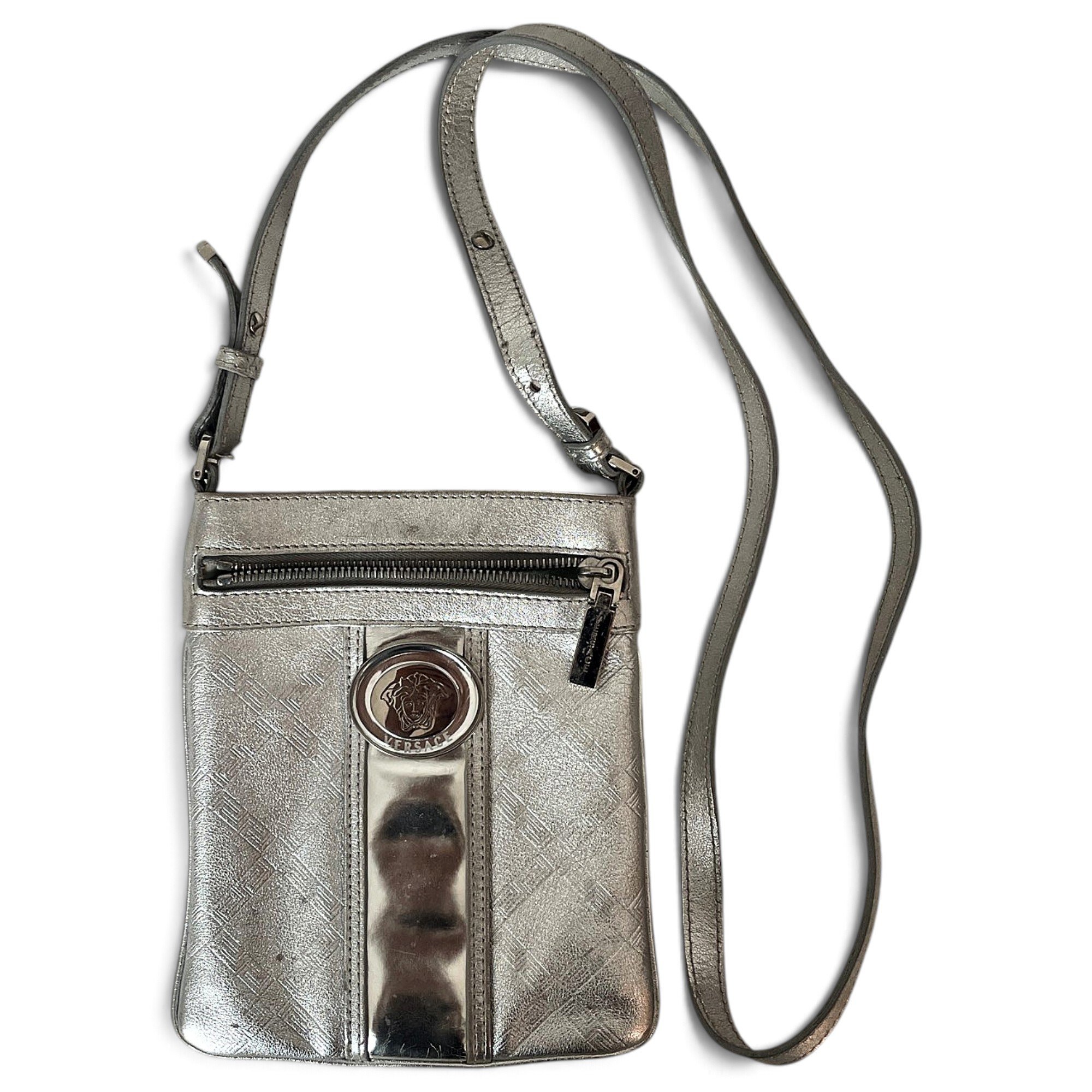 Versace Leather crossbody bag