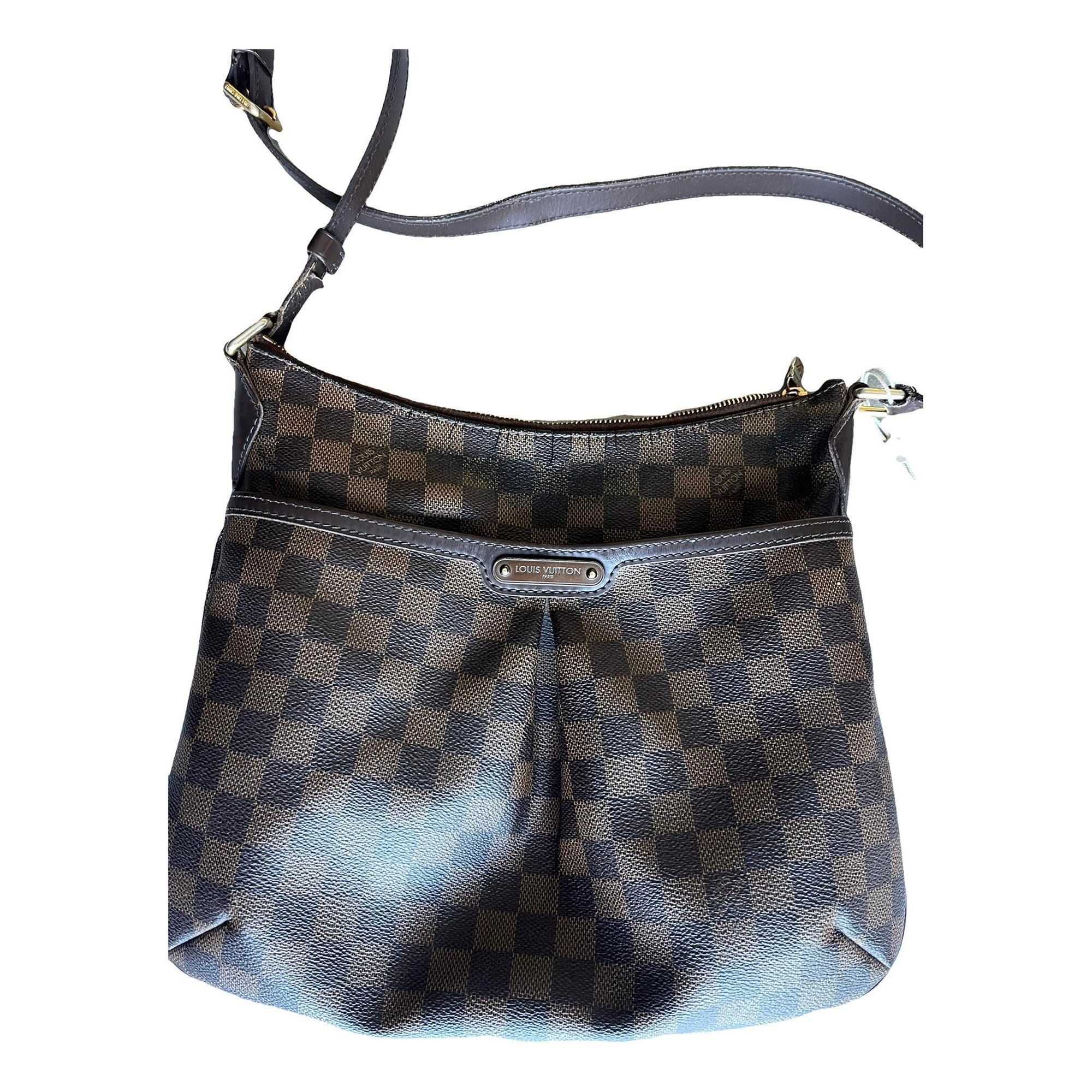 Leather clutch bag