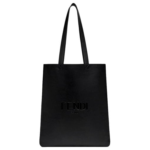 Logo Shopper Tote leather tote