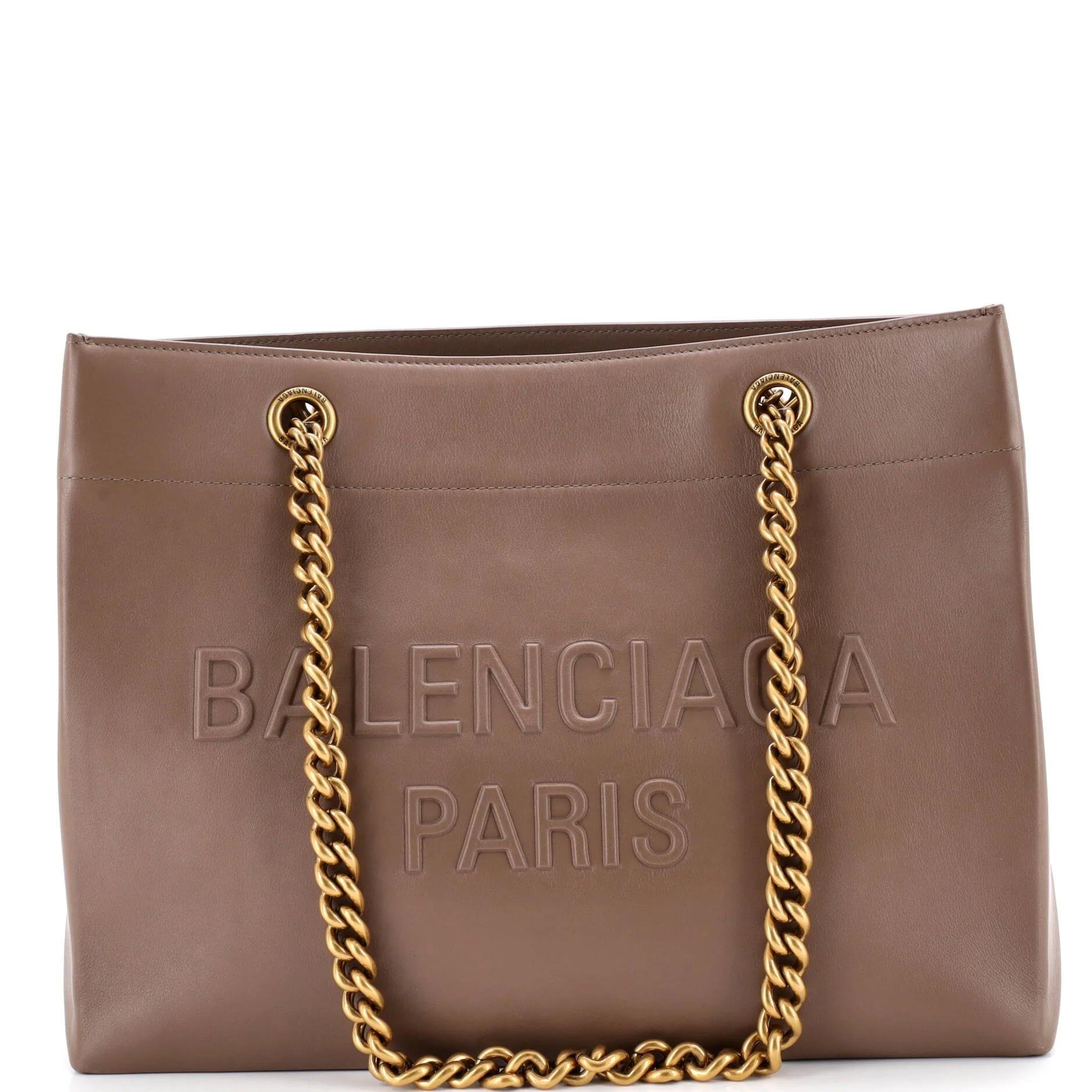 Leather tote