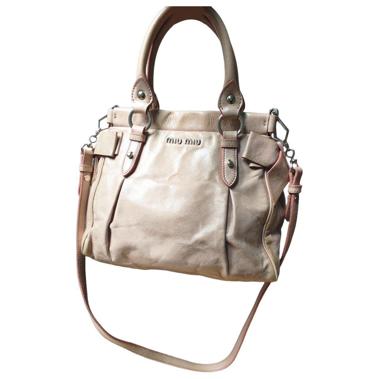 Vitello leather crossbody bag