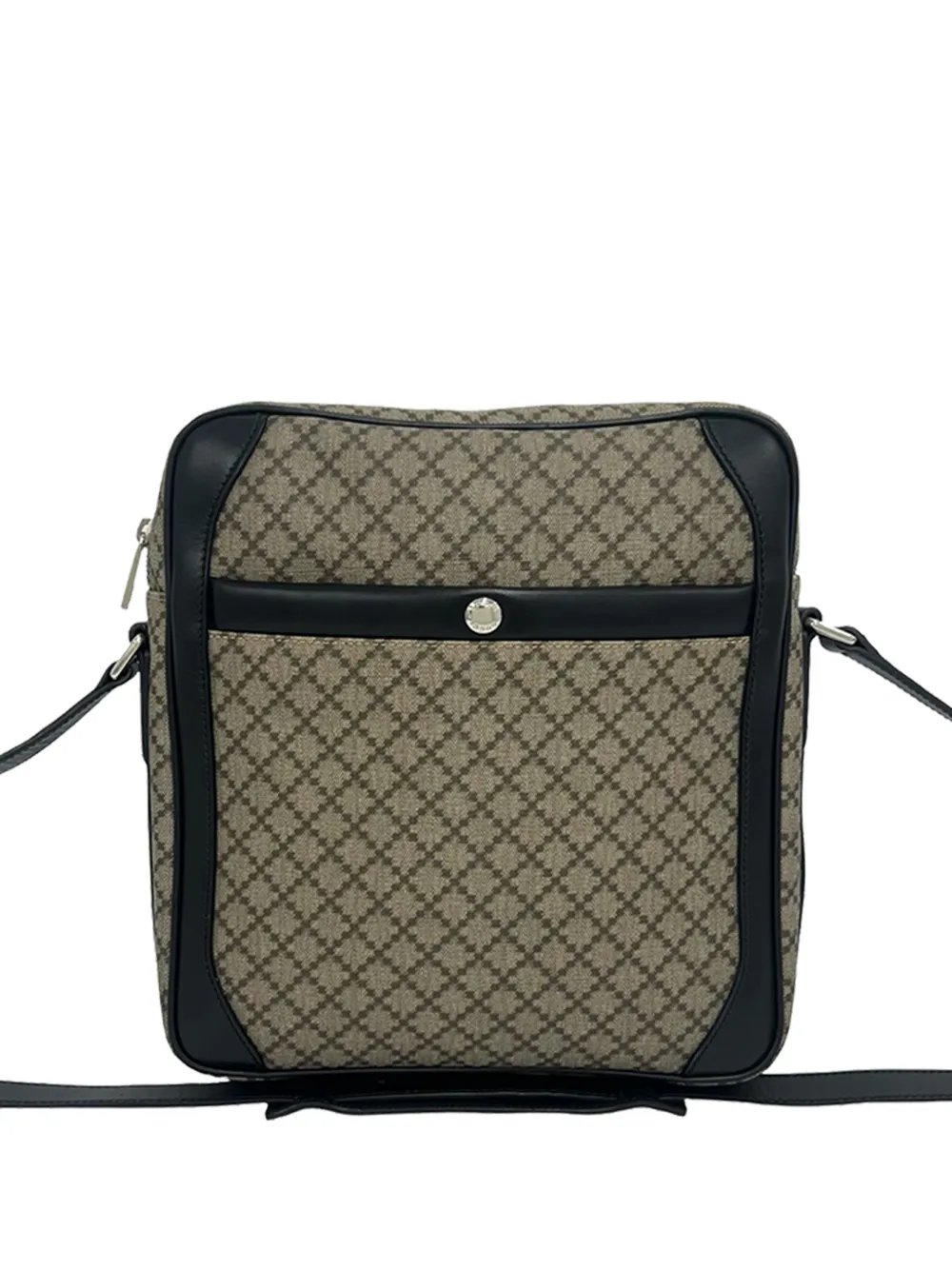 2000-2015 Diamante Coated Canvas Zip crossbody bag
