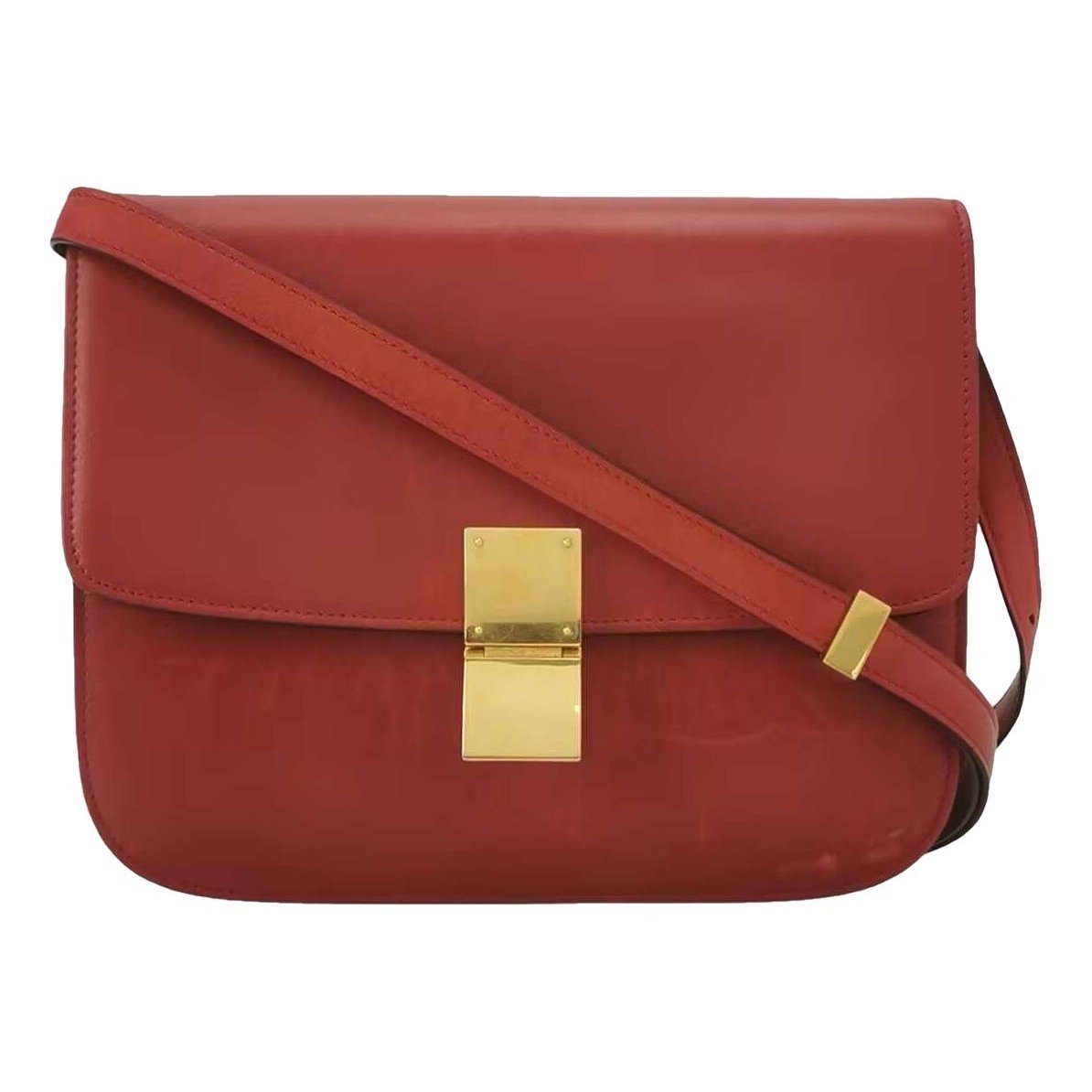Classic leather handbag