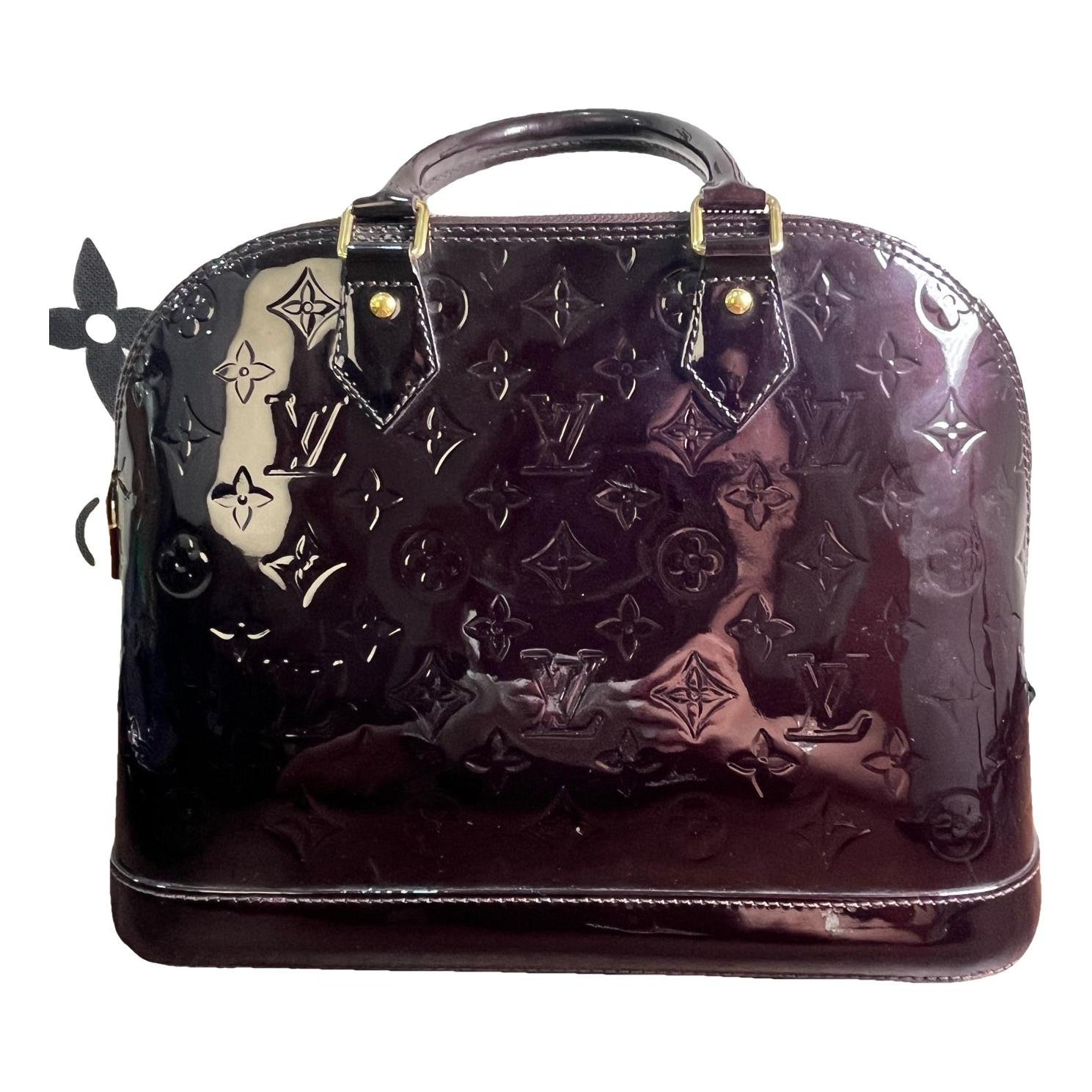 Alma patent leather handbag