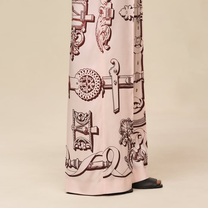Rose Opaline "Ferronnerie Remix" Pants