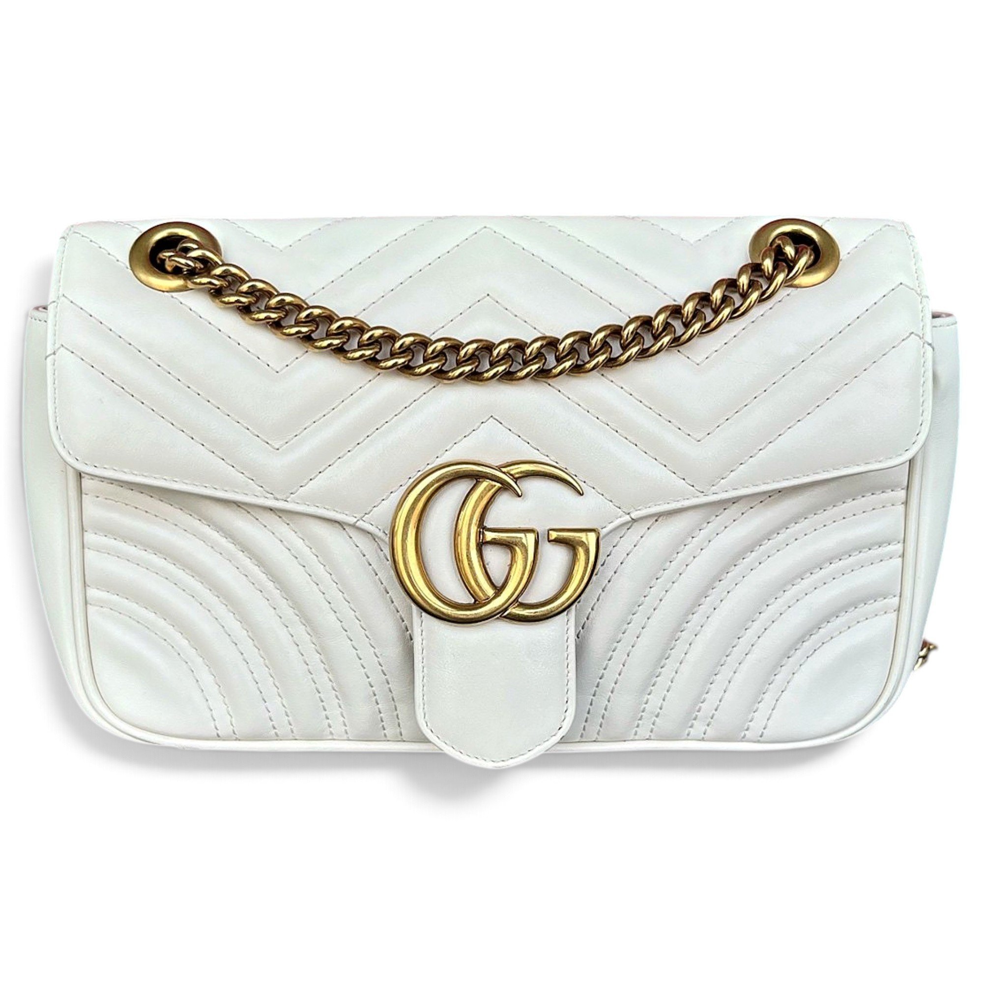 GG Marmont Flap leather handbag