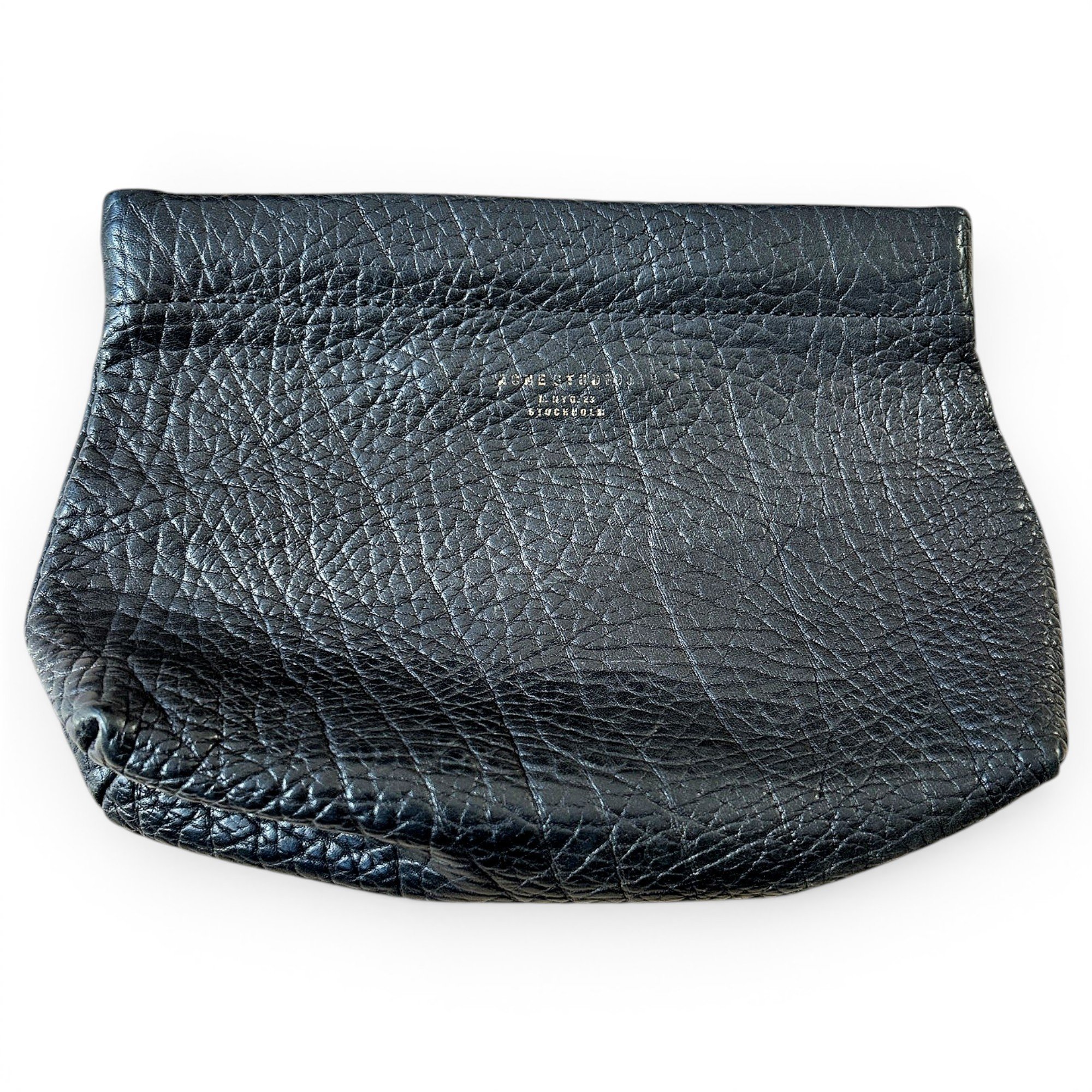 Acne Studios Musubi leather clutch bag
