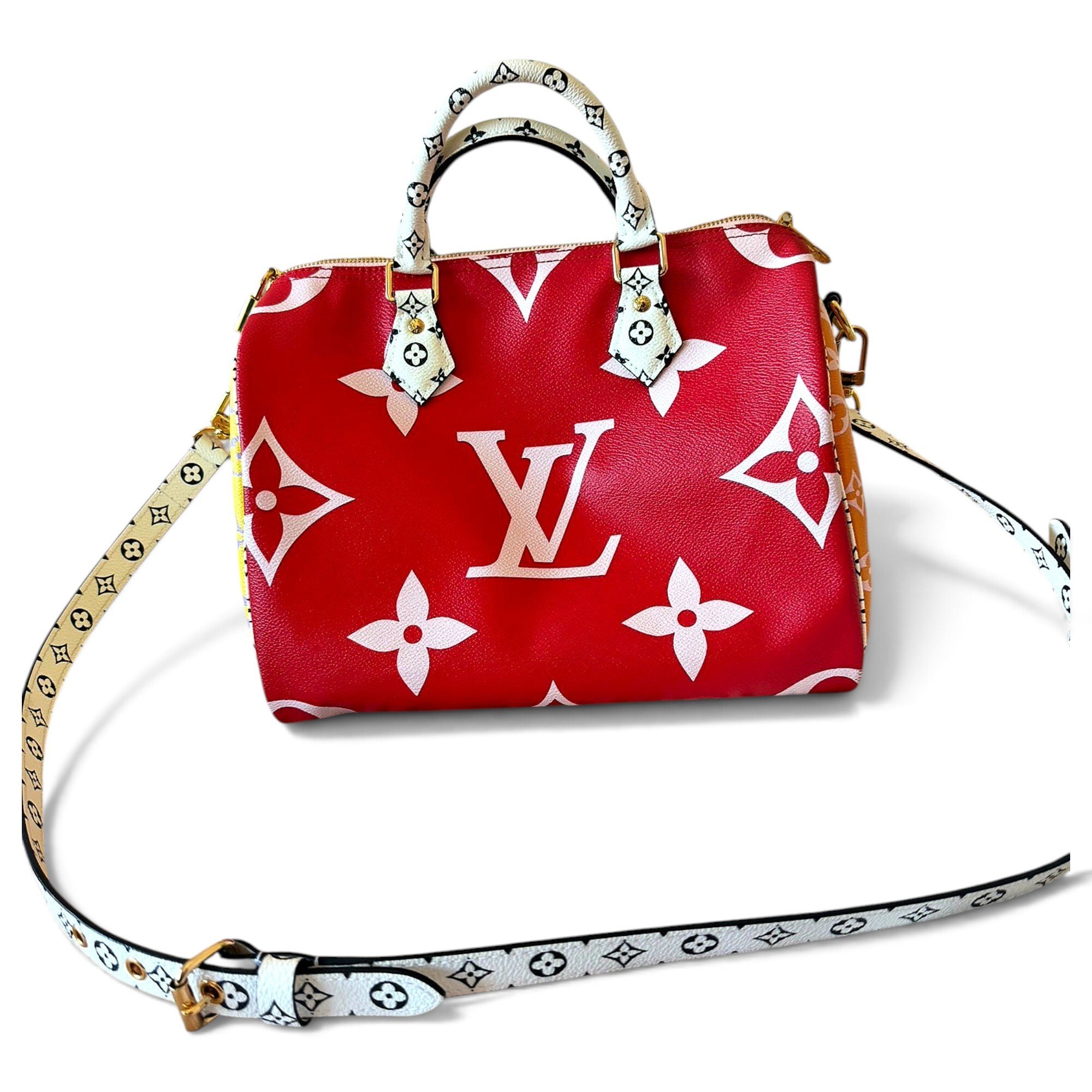 Louis Vuitton Speedy Bandoulière cloth handbag