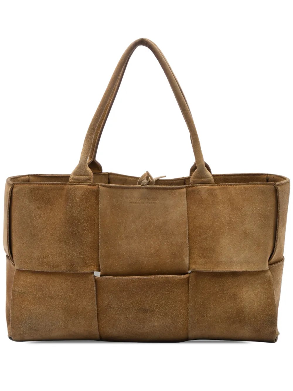 Bottega Veneta 2012-2026 Medium Suede Maxi Intrecciato Arco tote bag