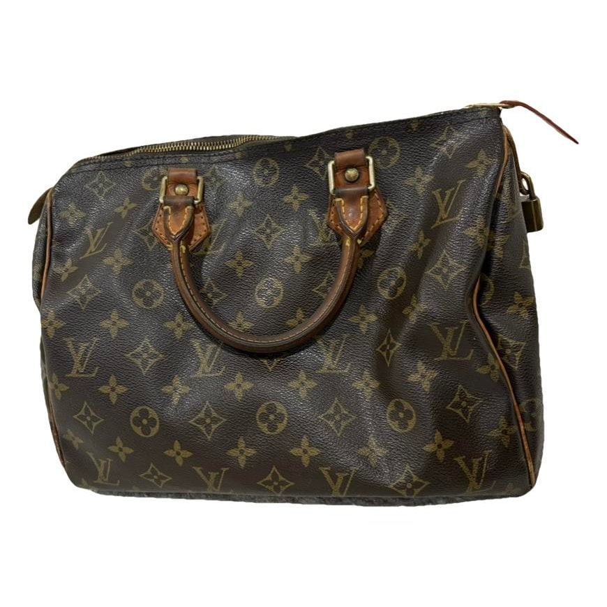 Speedy leather handbag