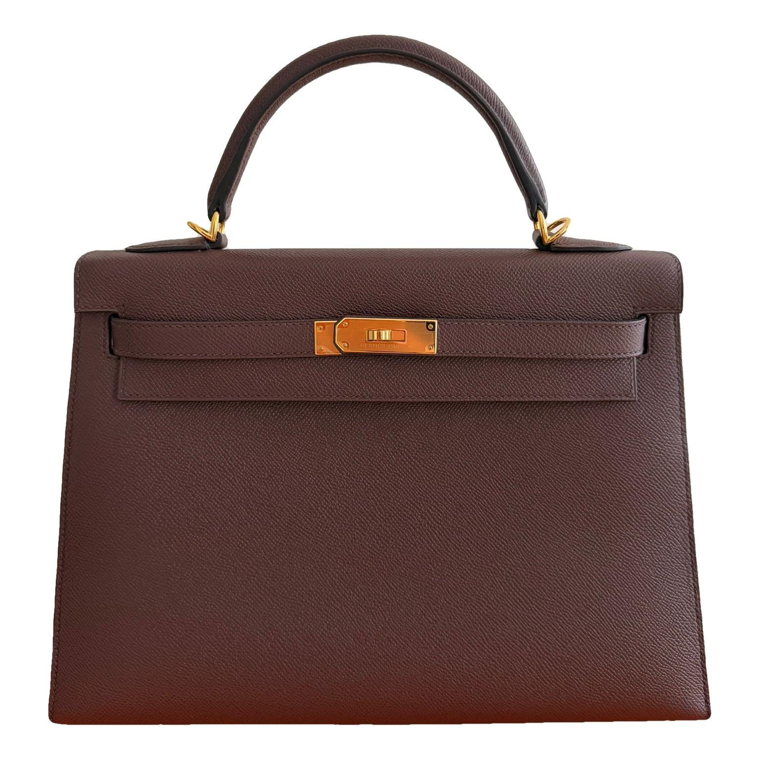 Kelly 32 leather handbag