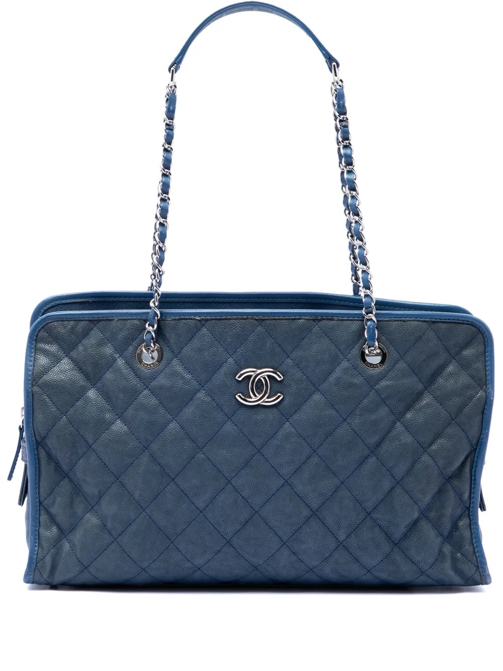 2011 Quilted Caviar French Riviera tote bag