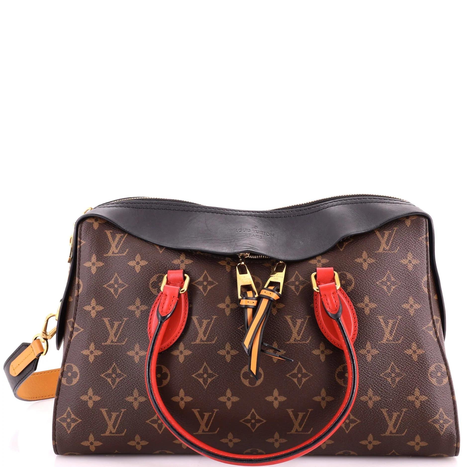 Tuileries leather satchel
