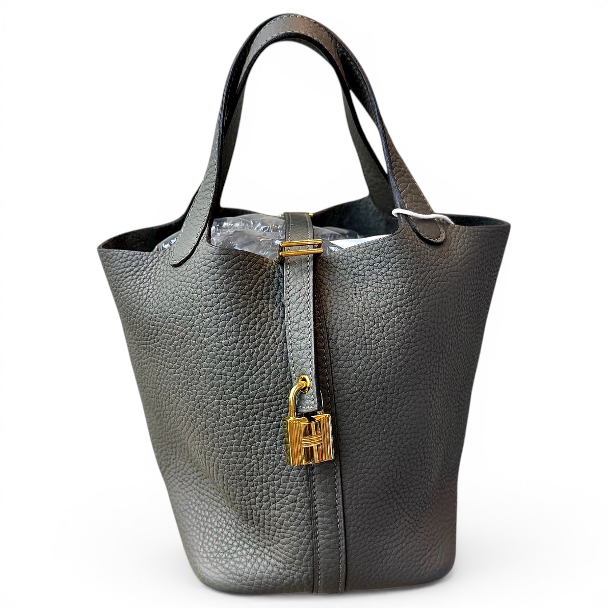 Picotin leather handbag