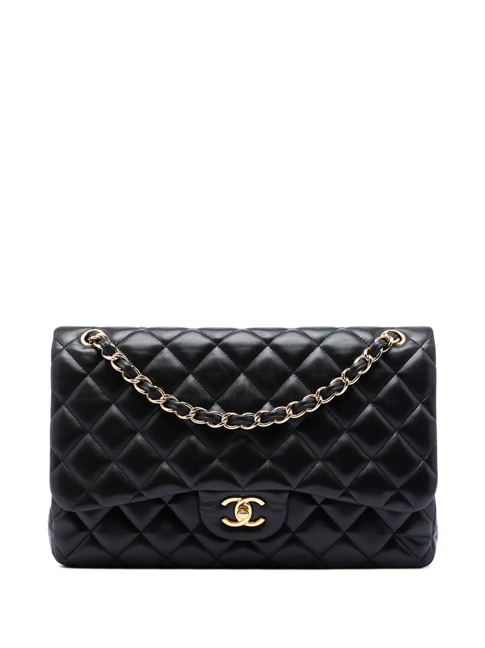 2014 Jumbo Classic Lambskin Double Flap shoulder bag