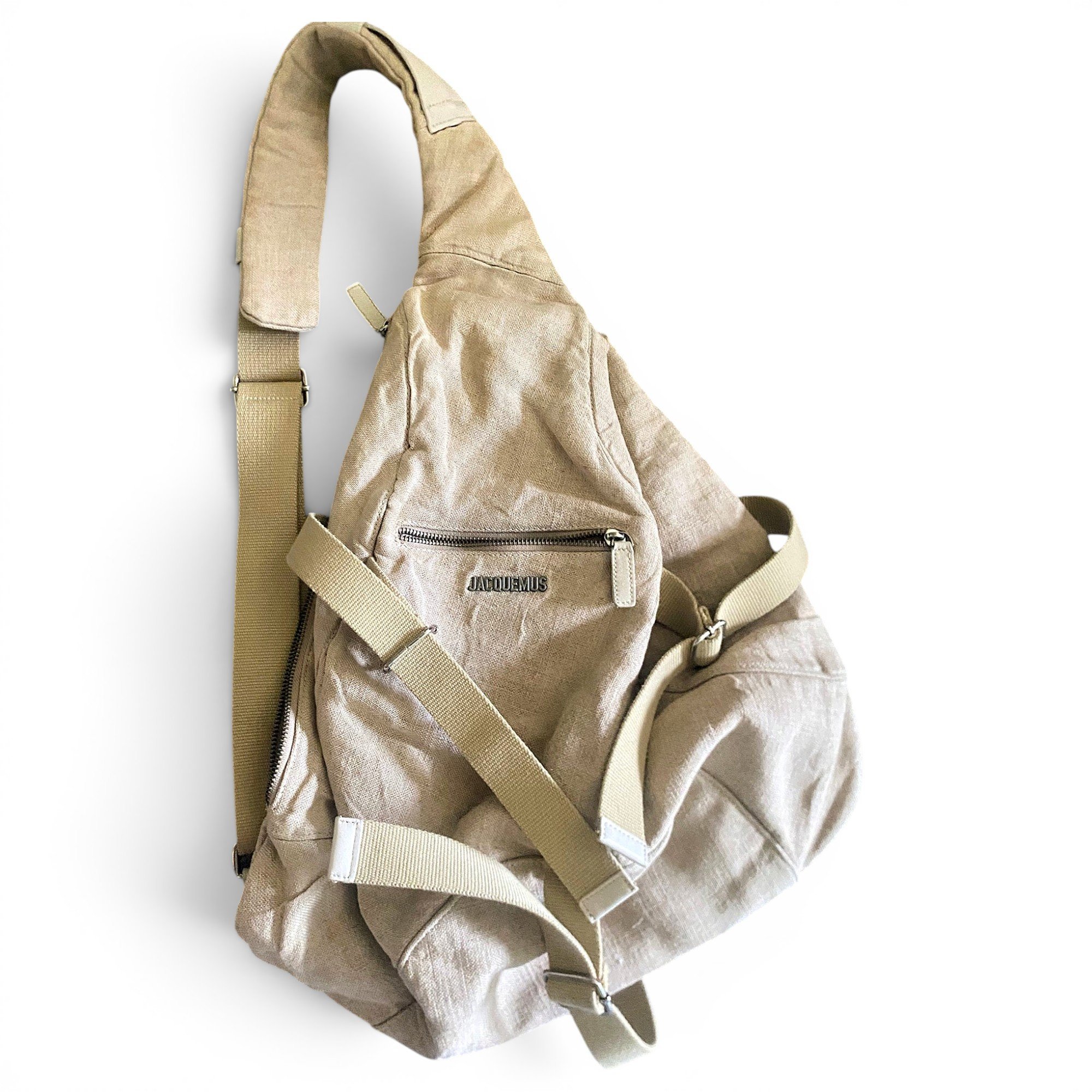 Linen backpack