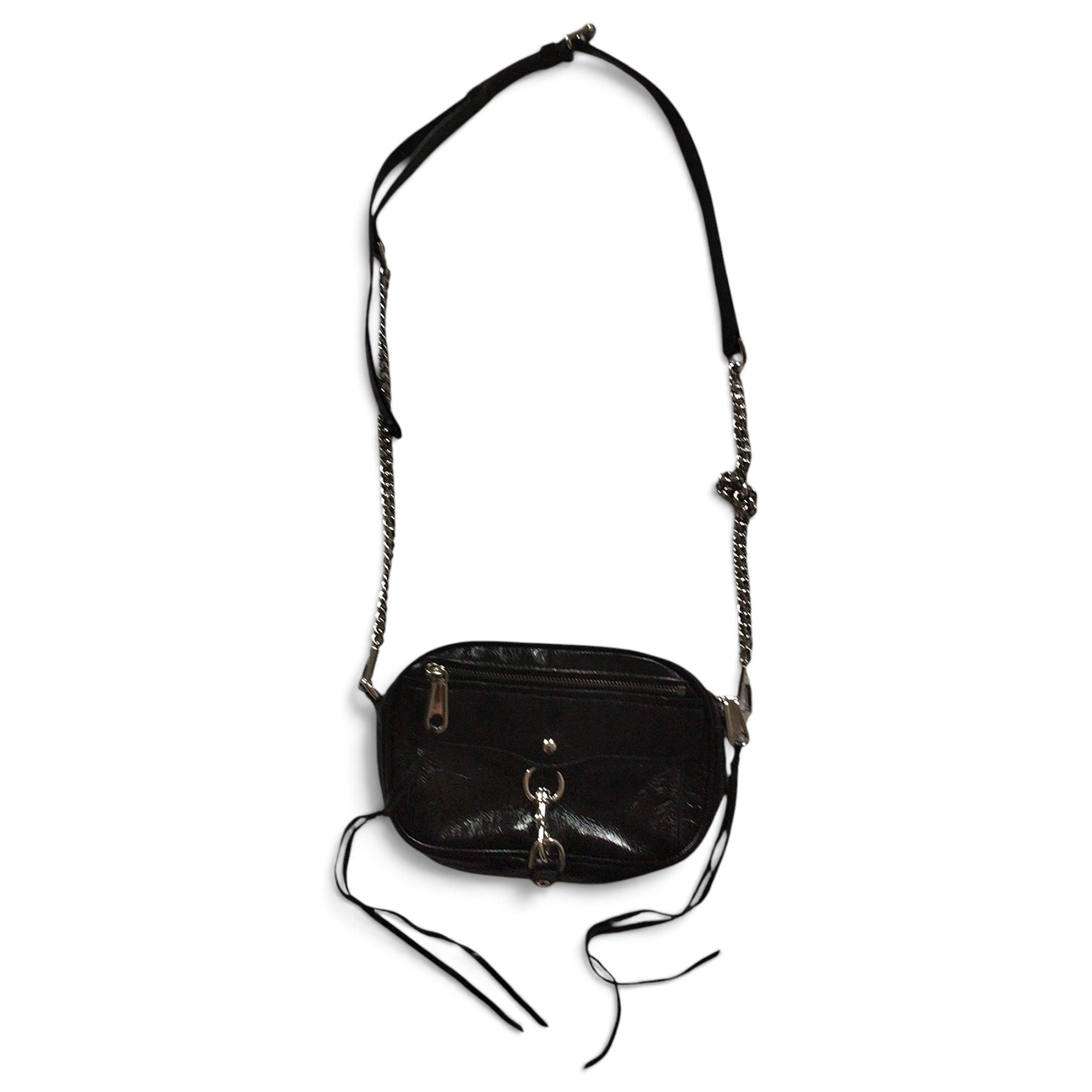 Patent leather crossbody bag