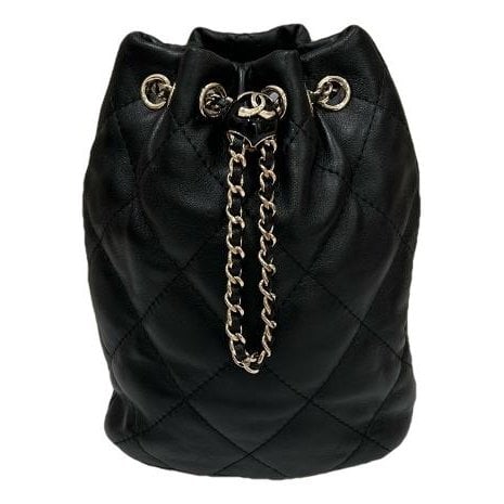 Leather backpack