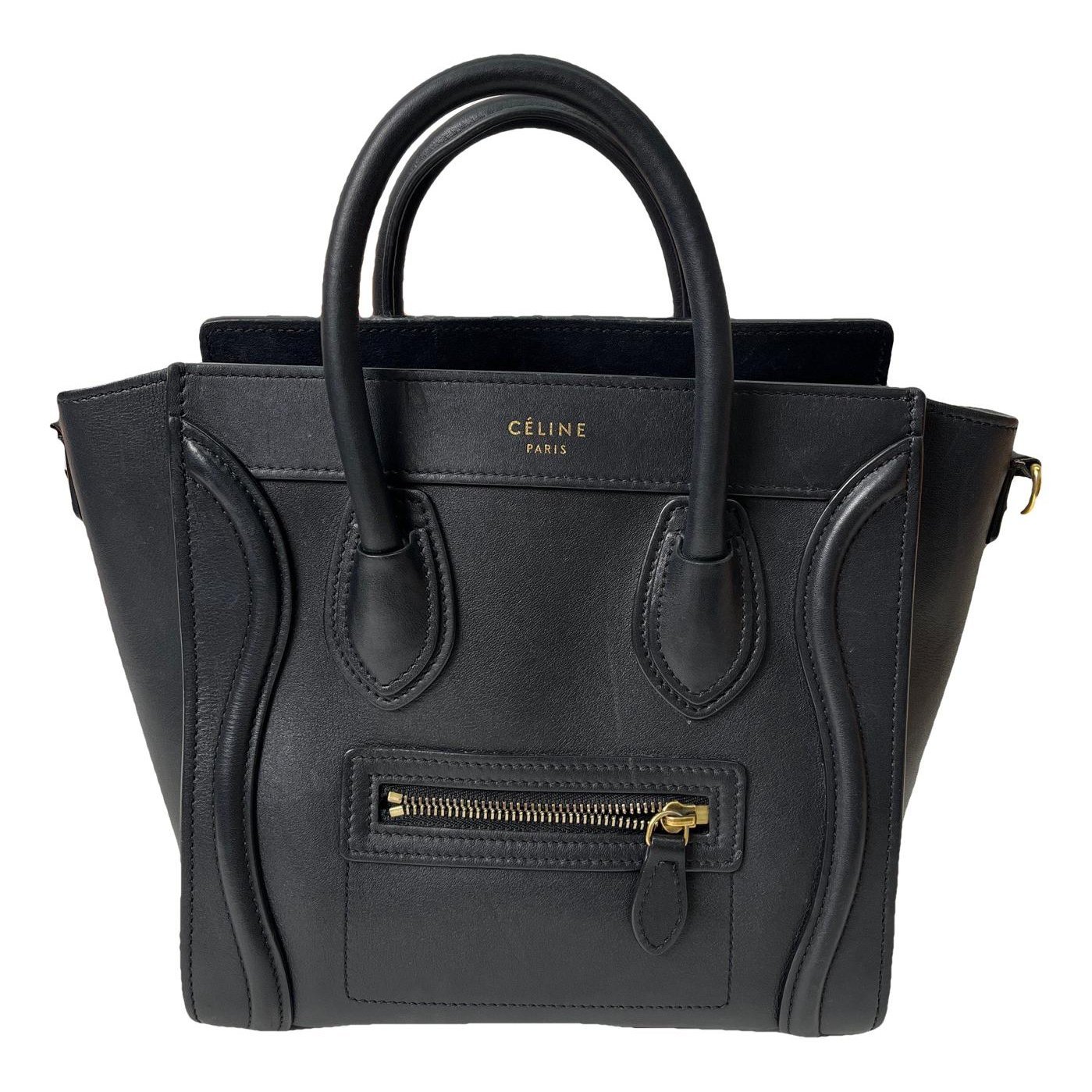 Nano Luggage leather handbag
